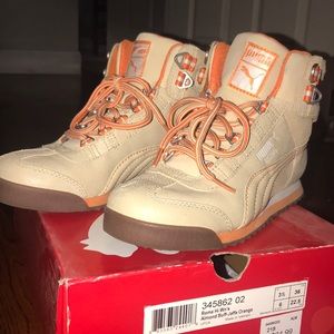 Puma Roma Hi’s Almond Buff / Orange